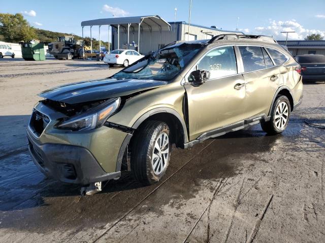 4S4BTACC8N3151245 - 2022 SUBARU OUTBACK PREMIUM GREEN photo 1