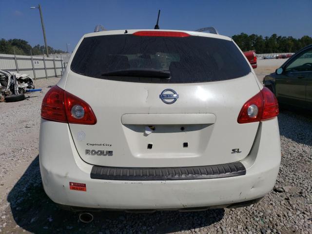 JN8AS58T68W001693 - 2008 NISSAN ROGUE S WHITE photo 6