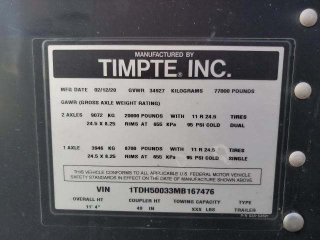 1TDH50033MB167476 - 2021 TIMP HOPPER TRL BLACK photo 10