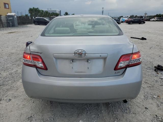 4T1BF3EK0BU601421 - 2011 TOYOTA CAMRY BASE SILVER photo 6