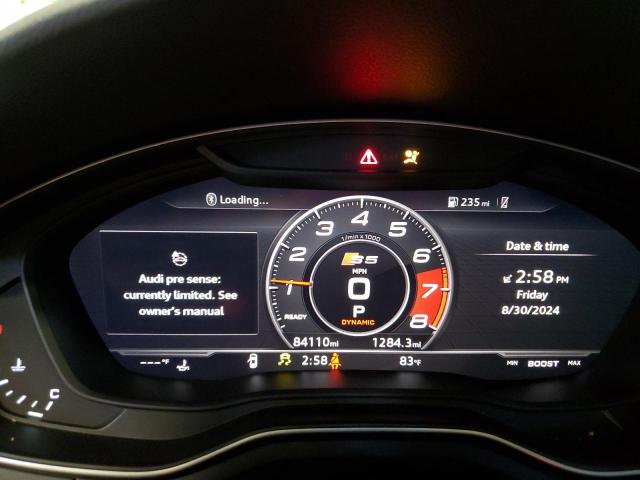 WAUC4CF53JA129087 - 2018 AUDI S5 PRESTIGE 灰色 照片 9