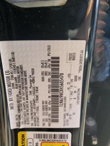 1LN6L9NCXH5605470 - 2017 LINCOLN CONTINENTAL RESERVE BLACK photo 12