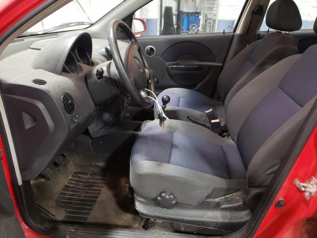 KL1TD66678B258880 - 2008 CHEVROLET AVEO BASE Qırmızı foto 7