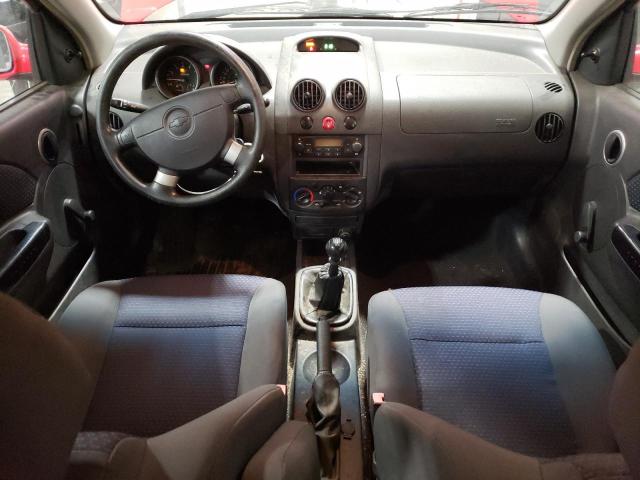 KL1TD66678B258880 - 2008 CHEVROLET AVEO BASE Qırmızı foto 8