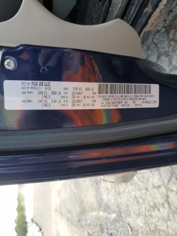 2C4RC1BGXFR756271 - 2015 CHRYSLER TOWN & COU TOURING BLUE photo 13