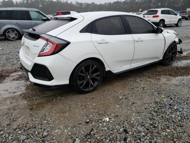 SHHFK7H45JU239307 - 2018 HONDA CIVIC SPORT WHITE photo 3