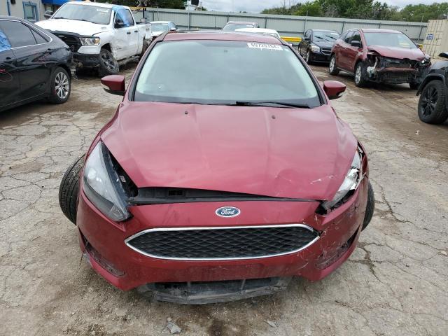 1FADP3M27HL347500 - 2017 FORD FOCUS SEL RED photo 5