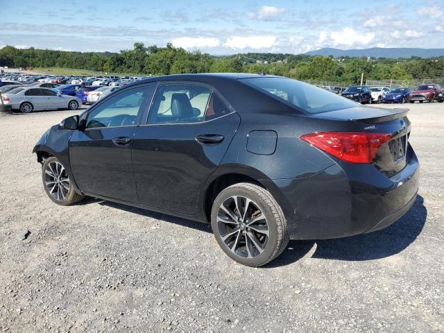 2T1BURHE9HC833122 - 2017 TOYOTA COROLLA L BLACK photo 2