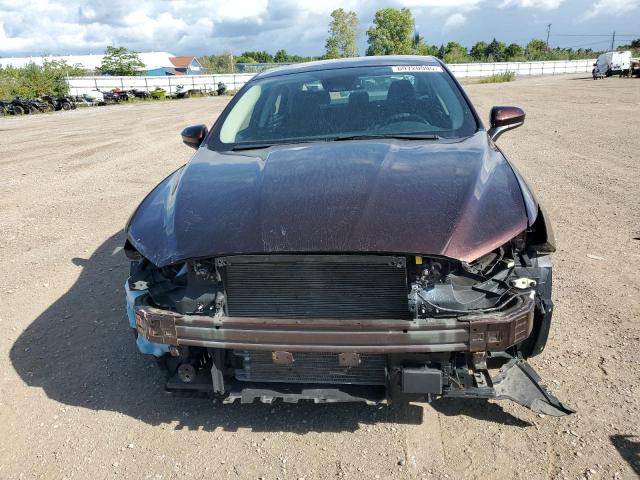 3FA6P0LUXKR165700 - 2019 FORD FUSION SE 栗色 照片 5