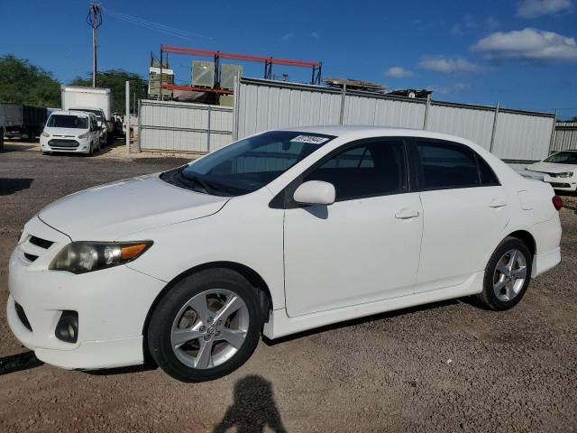 2T1BU4EE0BC657141 - 2011 TOYOTA COROLLA BASE WHITE photo 1