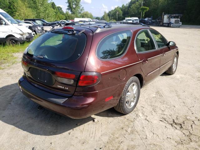 1MEFM59S1YA648113 - 2000 MERCURY SABLE LS PREMIUM MAROON photo 3