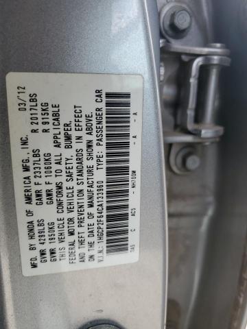 1HGCP2F64CA133960 - 2012 HONDA ACCORD SE SILVER photo 13