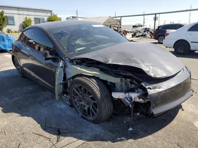 5YJ3E1EA9SF048526 - 2025 TESLA MODEL 3 灰色 照片 4