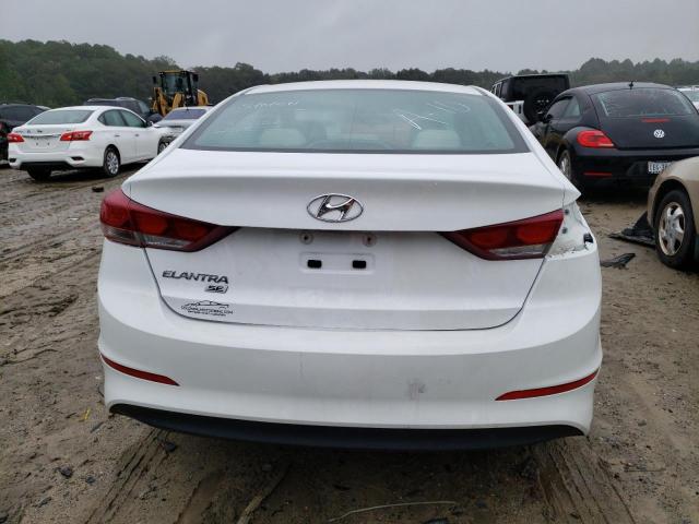 5NPD74LF9JH233691 - 2018 HYUNDAI ELANTRA SE WHITE photo 6