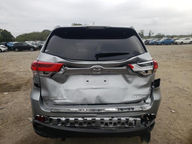 5TDJZRFH7KS593433 - 2019 TOYOTA HIGHLANDER SE SILVER photo 6