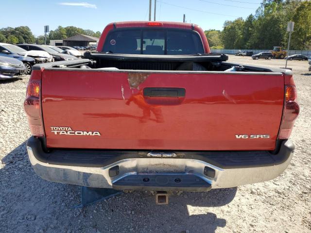 5TEMU52N18Z516018 - 2008 TOYOTA TACOMA DOUBLE CAB LONG BED RED photo 6