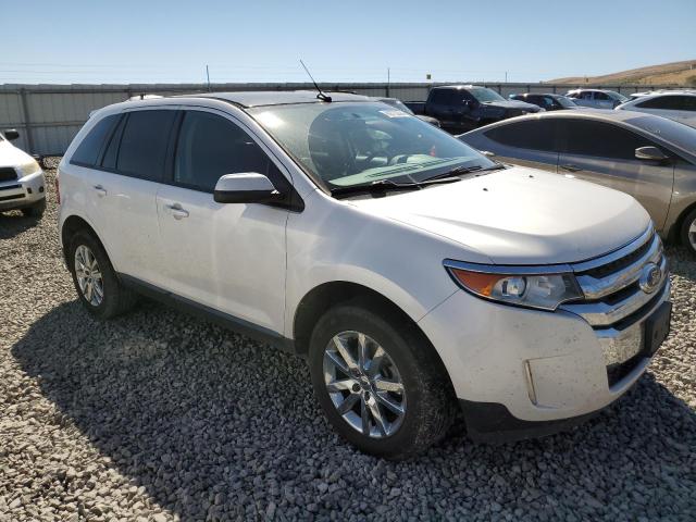 2FMDK4JC7EBB13697 - 2014 FORD EDGE SEL WHITE photo 4