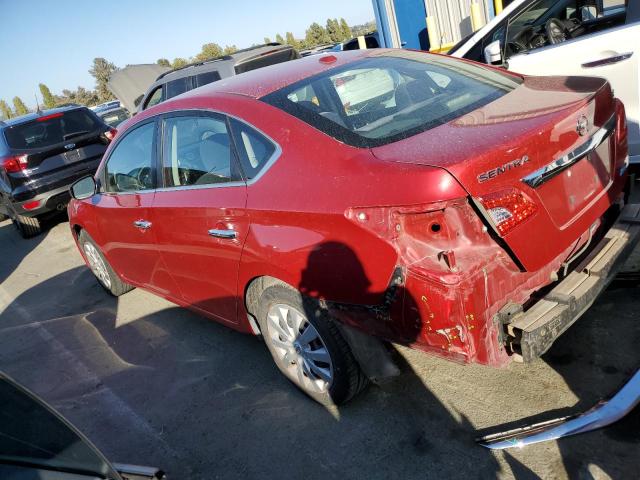 3N1AB7AP3DL787315 - 2013 NISSAN SENTRA S RED photo 2