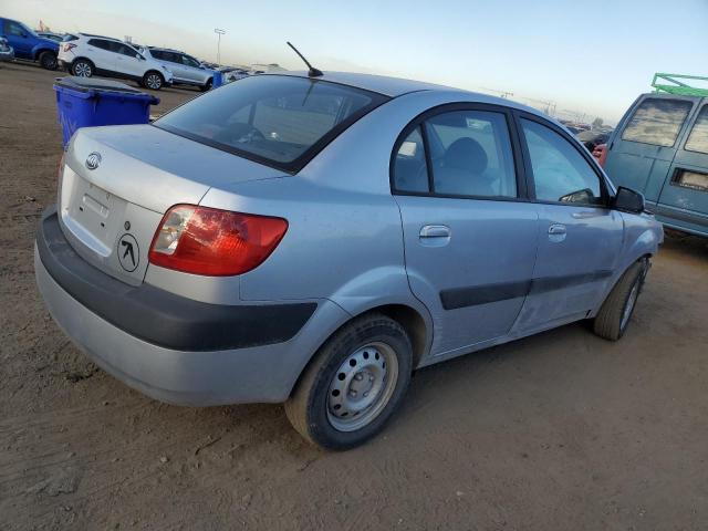 KNADE123766131171 - 2006 KIA RIO SILVER photo 3