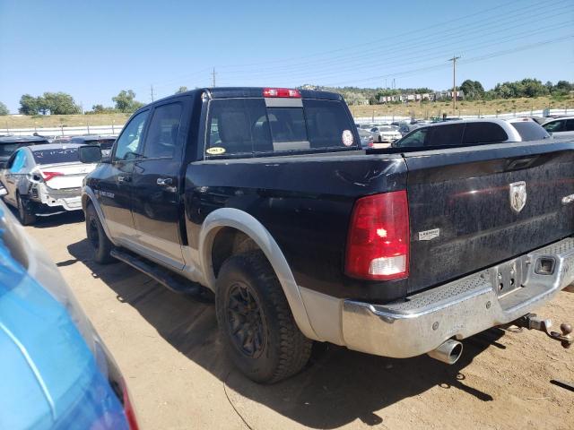 1C6RD7NT4CS186245 - 2012 DODGE RAM 1500 LARAMIE BLACK photo 2