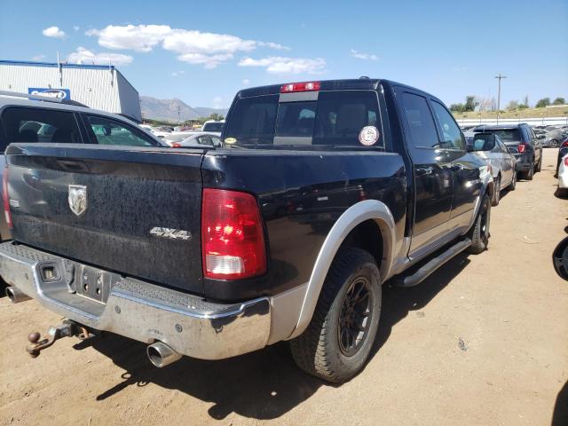 1C6RD7NT4CS186245 - 2012 DODGE RAM 1500 LARAMIE BLACK photo 3