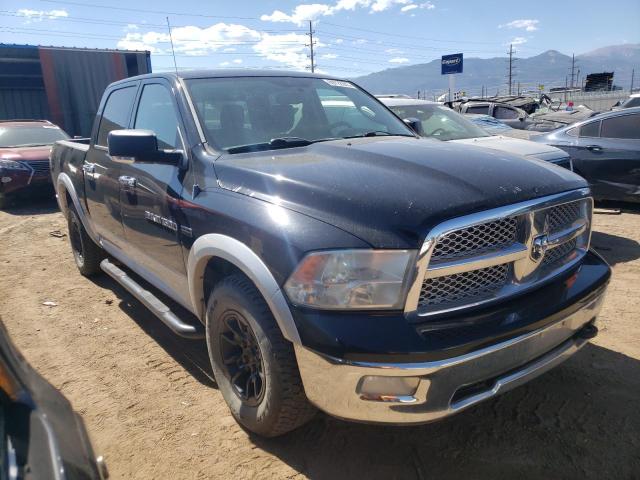 1C6RD7NT4CS186245 - 2012 DODGE RAM 1500 LARAMIE BLACK photo 4