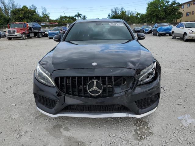 55SWF4KB9FU016592 - 2015 MERCEDES-BENZ C 300 4MATIC BLACK photo 5