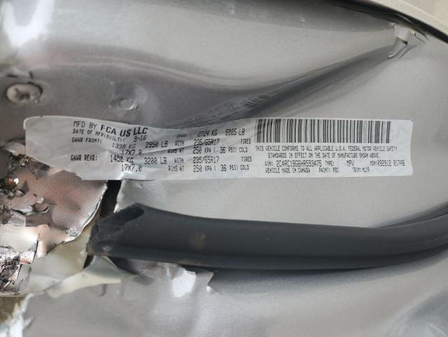 2C4RC1BG6HR593475 - 2017 CHRYSLER PACIFICA TOURING L 银色 照片 13