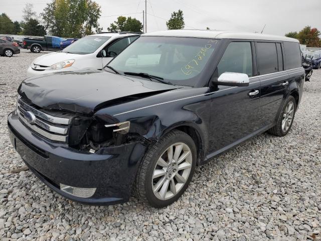 2FMHK6DC4ABD00009 - 2010 FORD FLEX LIMITED BLUE photo 1