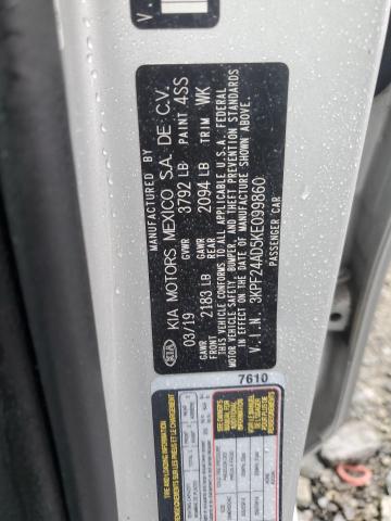 3KPF24AD5KE099860 - 2019 KIA FORTE FE 金色 照片 12