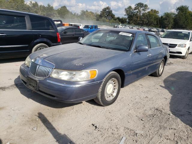 1LNHM81W4YY787195 - 2000 LINCOLN TOWN CAR EXECUTIVE BLUE photo 1