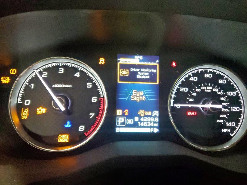 JF2SKARC9PH520703 - 2023 SUBARU FORESTER TOURING SILVER photo 9