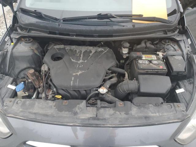 KMHCT4AE5CU240949 - 2012 HYUNDAI ACCENT GLS GRAY photo 11