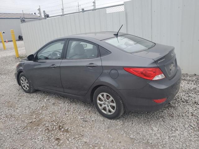KMHCT4AE5CU240949 - 2012 HYUNDAI ACCENT GLS GRAY photo 2