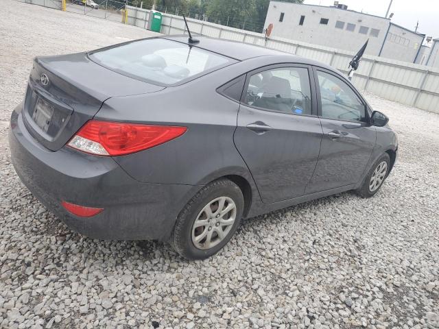 KMHCT4AE5CU240949 - 2012 HYUNDAI ACCENT GLS GRAY photo 3