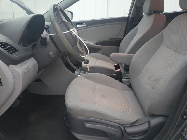 KMHCT4AE5CU240949 - 2012 HYUNDAI ACCENT GLS GRAY photo 7