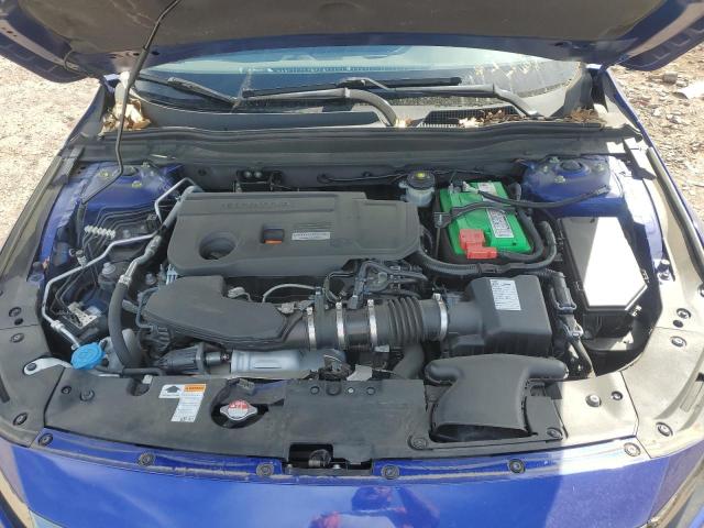 1HGCV2F34KA010833 - 2019 HONDA ACCORD SPORT Blau Foto 11