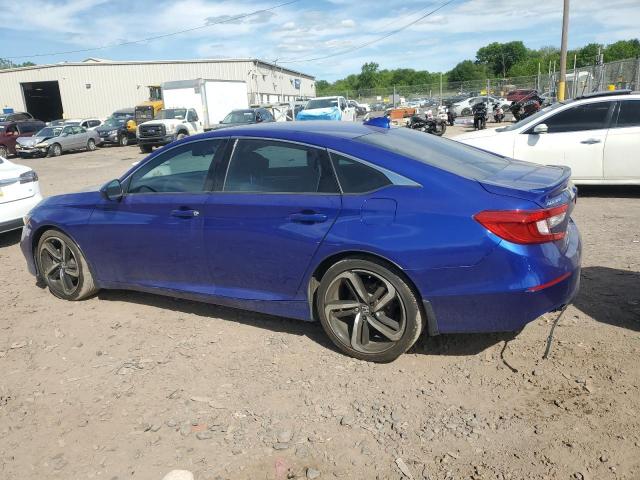 1HGCV2F34KA010833 - 2019 HONDA ACCORD SPORT Blau Foto 2