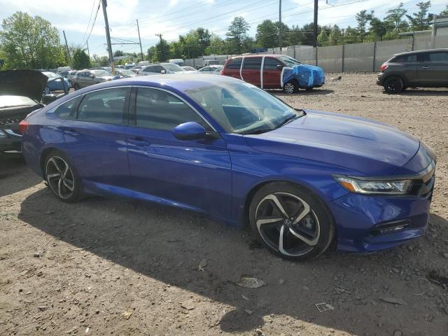1HGCV2F34KA010833 - 2019 HONDA ACCORD SPORT Blau Foto 4