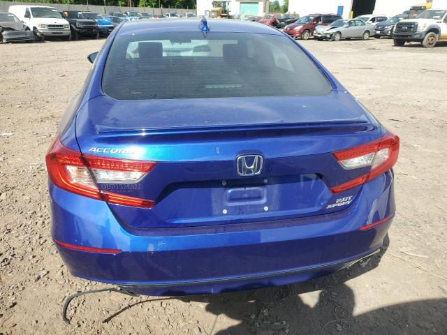 1HGCV2F34KA010833 - 2019 HONDA ACCORD SPORT Blau Foto 6