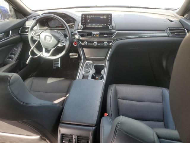 1HGCV2F34KA010833 - 2019 HONDA ACCORD SPORT Blau Foto 8