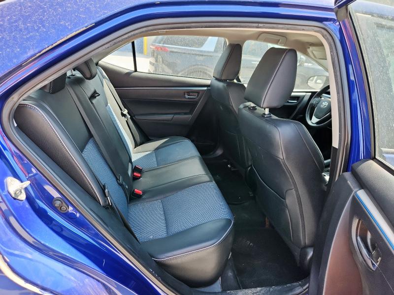 5YFBURHE2FP331176 - 2015 TOYOTA COROLLA L BLUE photo 10