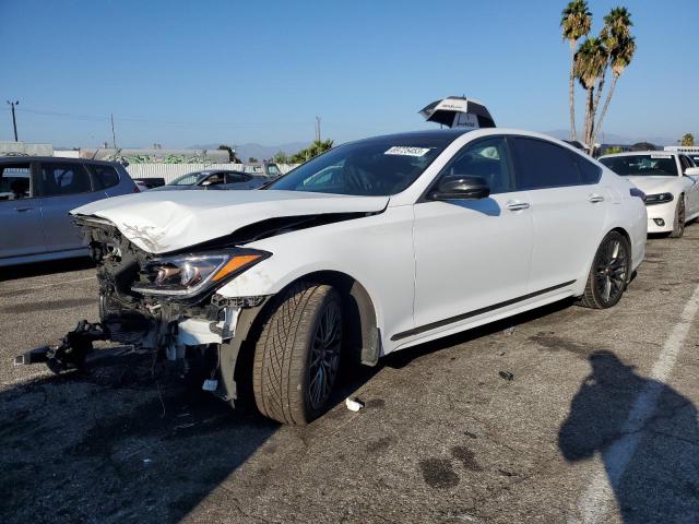 KMHGN4JB8JU256822 - 2018 GENESIS G80 SPORT WHITE photo 1