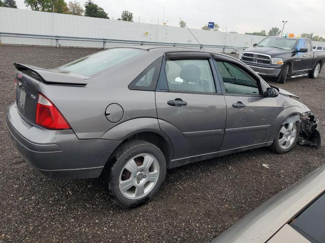 1FAHP34N36W234621 - 2006 FORD FOCUS ZX4 GRAY photo 3