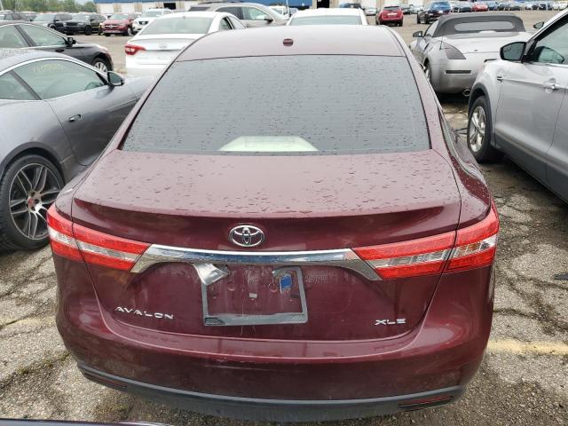 4T1BK1EB4EU102688 - 2014 TOYOTA AVALON BASE 勃艮第红 照片 6