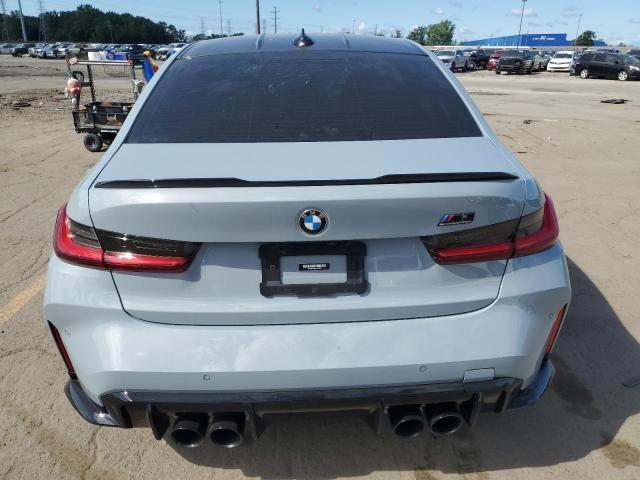 WBS43AY09NFM26026 - 2022 BMW M3 COMPETITION GRAY photo 6