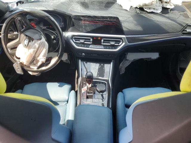 WBS43AY09NFM26026 - 2022 BMW M3 COMPETITION GRAY photo 8