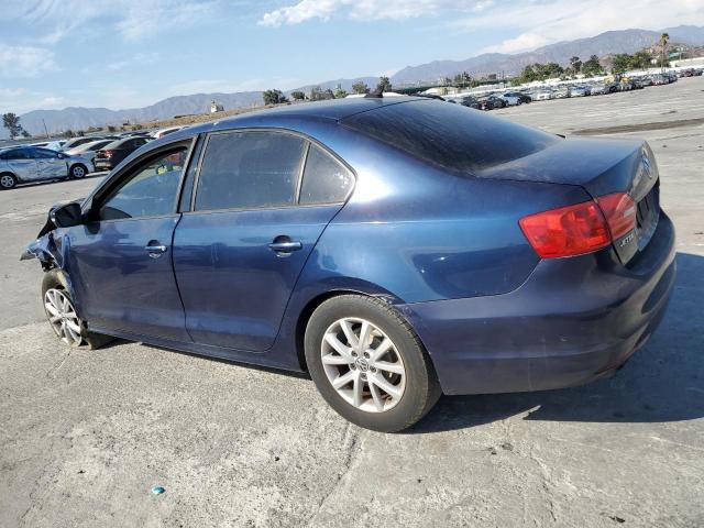 3VWDZ7AJ2BM394444 - 2011 VOLKSWAGEN JETTA SE BLUE photo 2