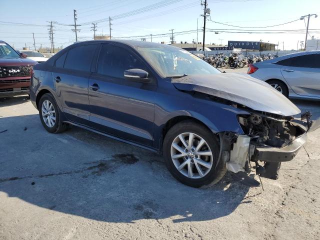 3VWDZ7AJ2BM394444 - 2011 VOLKSWAGEN JETTA SE BLUE photo 4