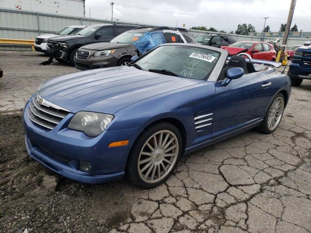 1C3AN75N25X053868 - 2005 CHRYSLER CROSSFIRE SRT-6 BLUE photo 1